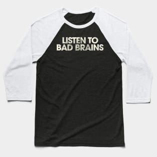 Listen to Bad Brains Baseball T-Shirt